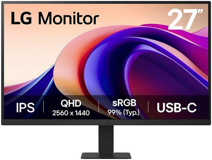 Actual product image LG 27" 27UA631A-B QHD IPS Monitor HDMI USB-C 16:9 (2560 x 1440 pixels, 27")