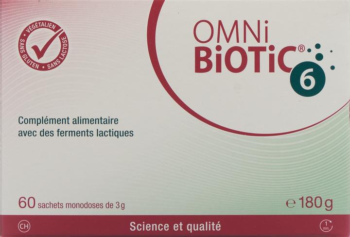 Produktbild Omni Biotic Nahrungsergänzungsmittel mit Milchsäurebakterien (60 Stück, Pulver, 3 g)