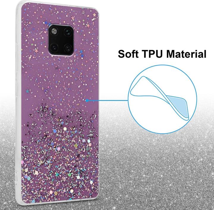 Actual product image Cadorabo TPU cover sparkling glitter (Mate 20 Pro)
