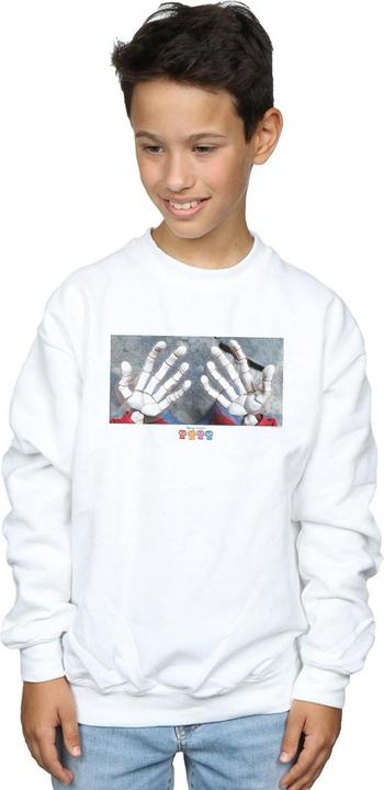 Actual product image Disney Boys Coco Miguel Skeleton Hands Sweatshirt (104)