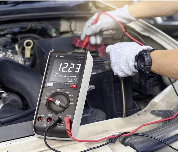 Produktbild Voltcraft VC252 Hand-Multimeter kalibriert (ISO) digital CAT III 600 V Anzeige (CAT III 600V)