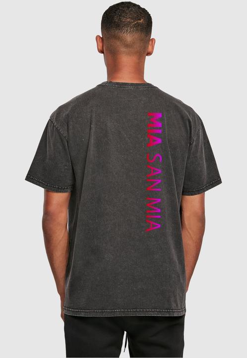 Actual product image FC Bayern München Logo RP Acid Washed Heavy Oversize Tee - 115557 (XL)