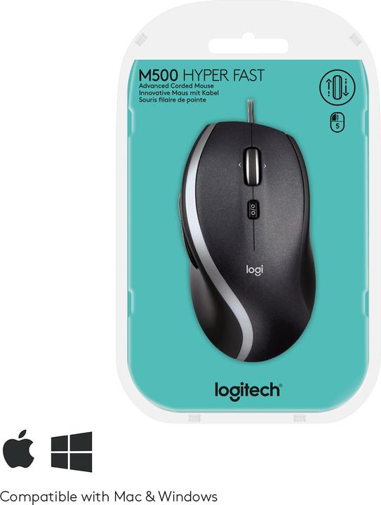 Immagine prodotto Logitech M500 Aggiorna (Cablato)
