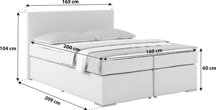 Produktbild Blanar Boxspringbett (160 x 200 cm)