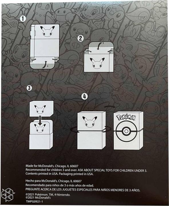 Produktbild Pokémon 25th Anniversary McDonalds Promo Booster 2021 (Englisch, Booster Pack)