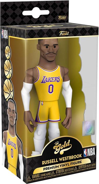 Image du produit Funko NBA - LA Lakers - Russell Westbrook Vinyl Gold Figurine 13cm de assortiment (CE'21)