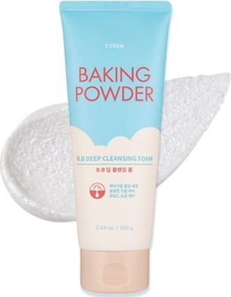 Image du produit Etude House Baking Powder B.B Deep Cleansing Foam (mousse nettoyante en profondeur) (Chiffons de nettoyage, 160 ml)