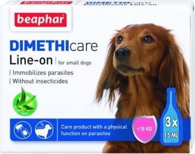 Immagine prodotto beaphar Linea antipulci e zecche, pulci e zecche (dimeticone) per cani di piccola taglia (Cane)