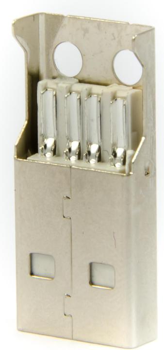 Image du produit Purecrea USB type A mâle avec contact à souder (7.52 m, USB 2.0)