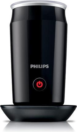 Philips Milk Twister Milchaufschäumer mit heissem und kaltem Schaum - Schwarz