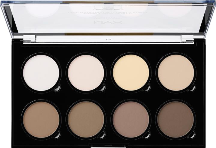 NYX Professional Make-Up Evidenziatore e contornatore Pro (1 Polvere, Highlighter, 22 g)