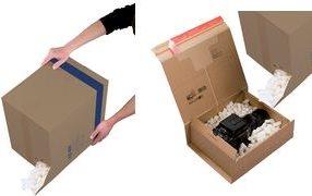 Produktbild Colompac Füllmaterial Flo-Pac Verpackungschips, 45-Liter-Polsterchips, weiß, empfohlen für