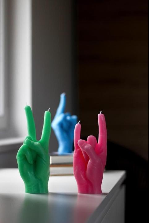 Actual product image Candle Hand You Rock (1 pcs.)