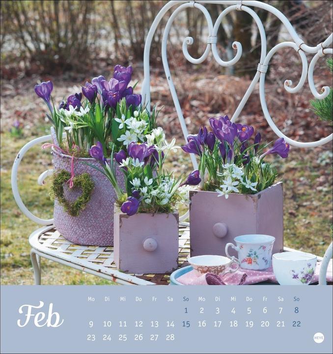 Productafbeelding Herzliche Blumengrüsse Postkartenkalender 2026 (Hardcover, Duits)