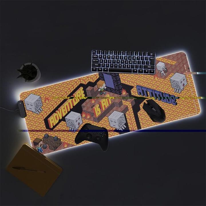 Image du produit Paladone Products Minecraft - Tapis de souris RGB