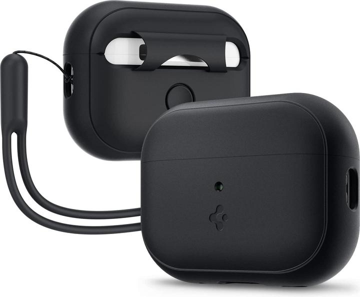 Image du produit Spigen SILICONE FIT STRAP Apple AIRPODS PRO 1 / 2 BLACK (Sac pour écouteurs)