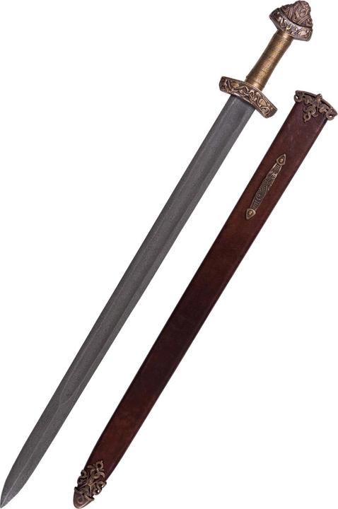 Produktbild Battle Merchant Wikingerschwert aus Dybäck Damaststahl