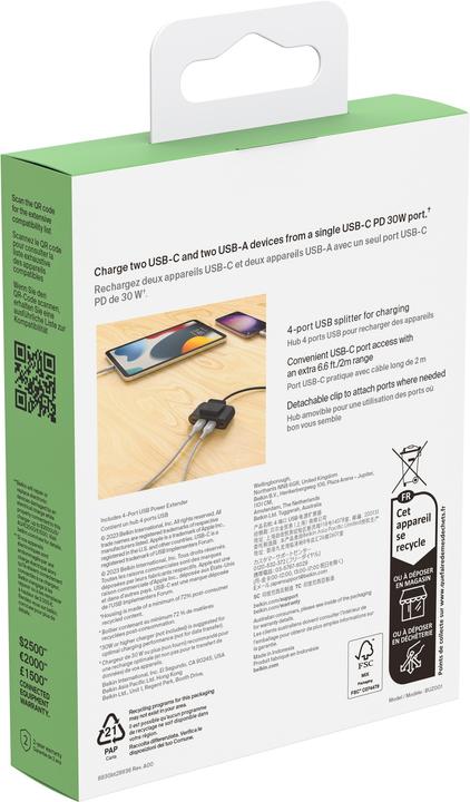 Actual product image Belkin BoostCharge (USB-C, USB-A, 4 Ports)