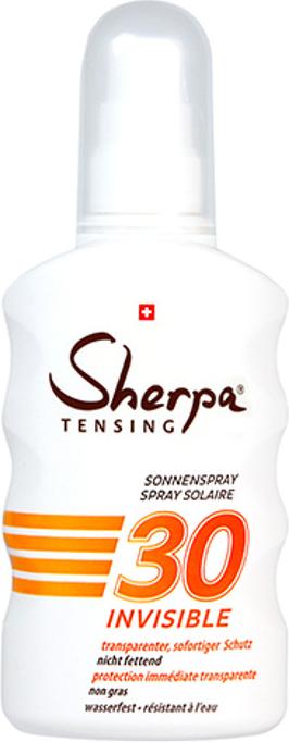 Actual product image Sherpa Tensing Invisible (Sun spray, SPF 30, 175 ml, 184 g)