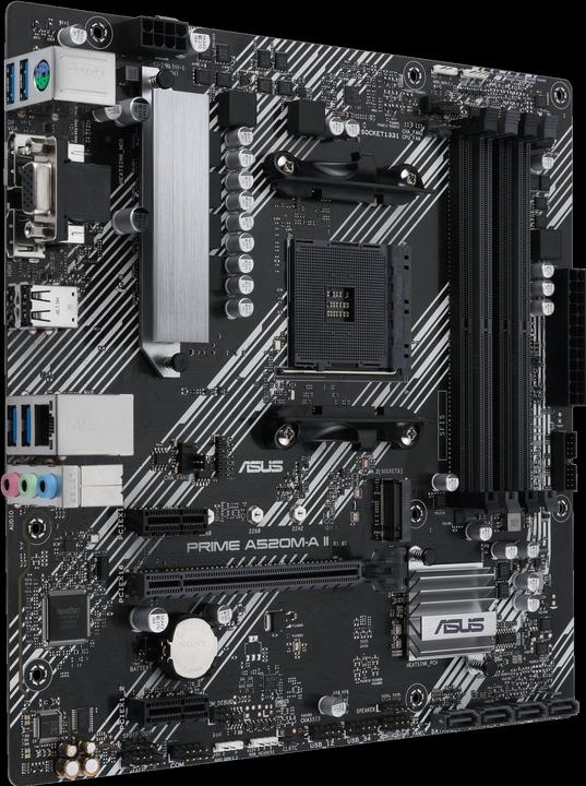 Produktbild ASUS PRIME A520M-A II/CSM (AM4, AMD A520, mATX)