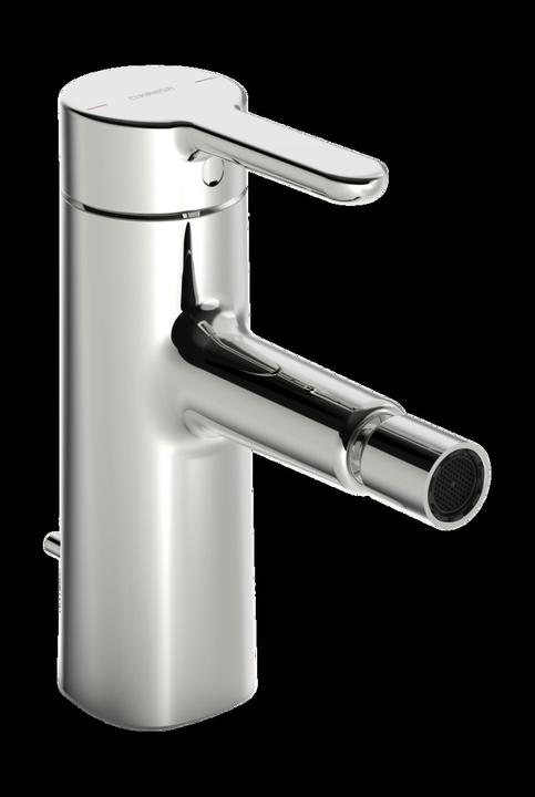 Actual product image Hansa HANSADESIGNO Style bidet faucet, free-standing, chrome