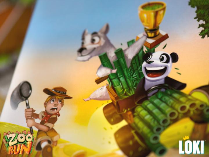 Image du produit Loki Kids 516009 - Zoo Run, jeu de société, pour 3-5 joueurs, à partir de 5 ans (Néerlandais)