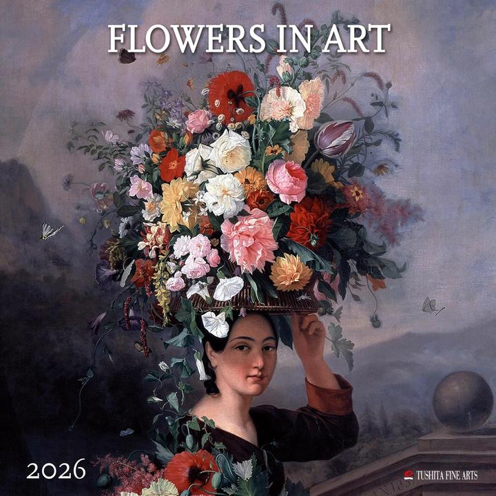 Produktbild Flowers in Art 2026 (30 x 30 cm, Niederländisch, Polnisch, Deutsch, Italienisch, Französisch, Spanisch, Tschechisch, Englisch)