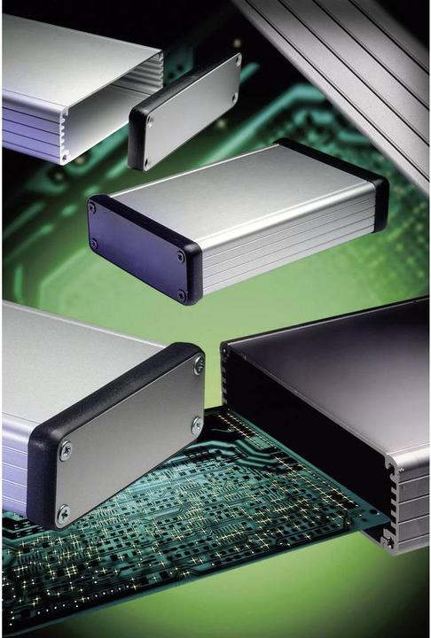 Produktbild Hammond Extruded aluminium enclosure, black (Gehäuse)