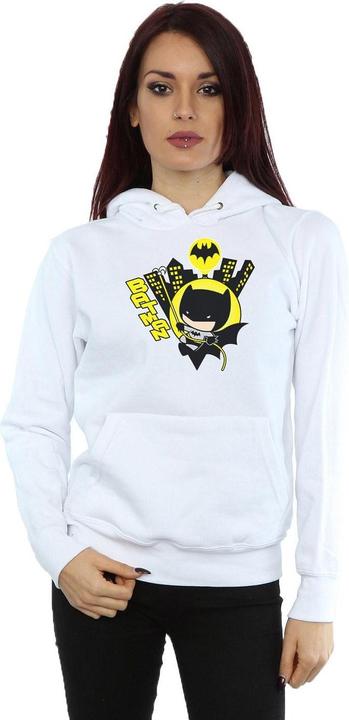 Actual product image Womens/Ladies Chibi Batman Swinging Hoodie (XXL)