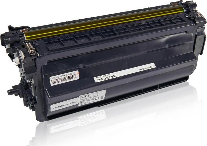 Actual product image Inkadoo Toner compatible with HP CF451A / 655A toner, cyan Cyan (C)