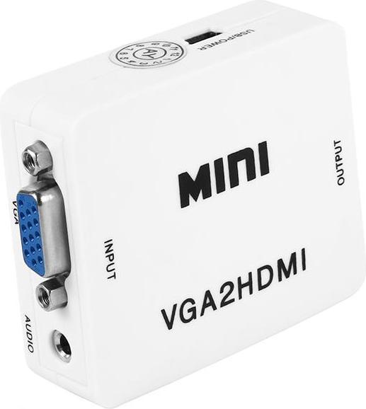 Produktbild JTI VGA-zu-HDMI-Videokonverter-Adapter 720p 1080p
