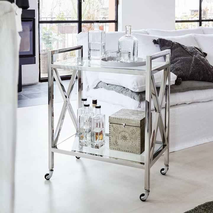 Immagine prodotto Loberon Carrello bar Stamford argento
