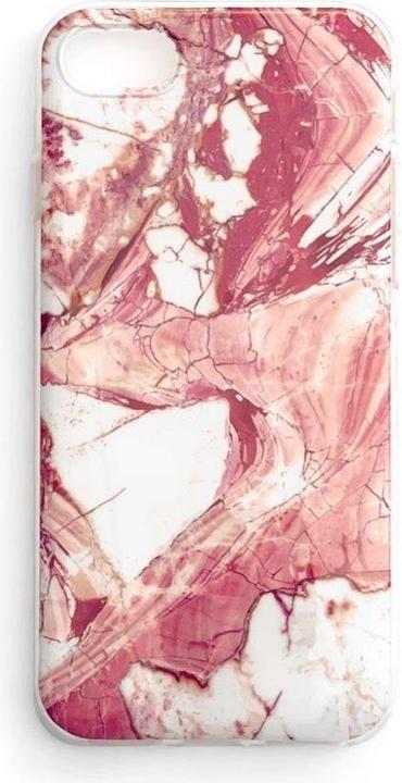 Wozinsky Custodia in TPU di marmo per Xiaomi Mi 10 Lite rosa (Mi 10 Lite)