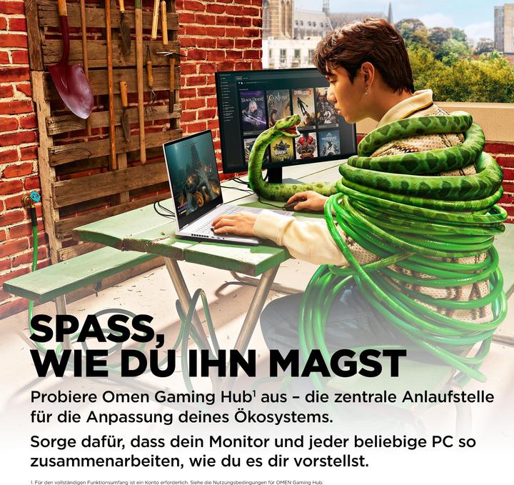 Immagine prodotto HP OMEN/24/23,8" /IPS/FHD/165Hz/1ms/Nero/2R (1920 x 1080 pixel, 23.80")