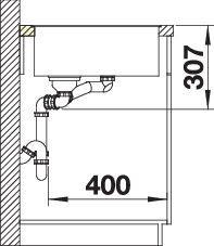 Produktbild Blanco Axia III 6 S-F (99 cm, 50 cm)