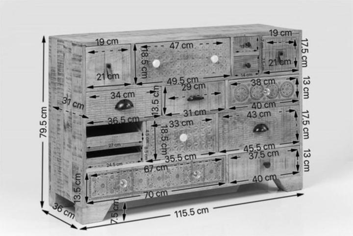 Actual product image Kare Design Soleil (115 x 36 x 80 cm)