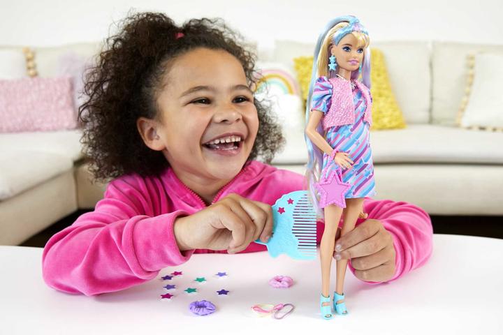 Produktbild Barbie Totally Hair Puppe im Sternenlook