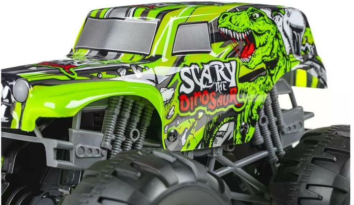 Actual product image Tec-Toy Monster Truck Scary Monster Gyro & Sound, Green, 1:12