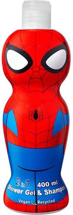 Produktbild Air-Val Gel & Shampoo 2 in 1 Spiderman 400 ml (400 ml, Flüssiges Shampoo)