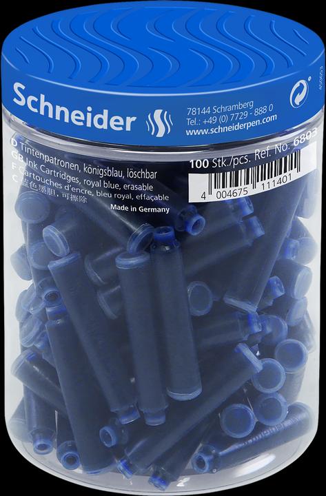 Produktbild Schneider Tintenpatronen (Füllertinte, Blau)