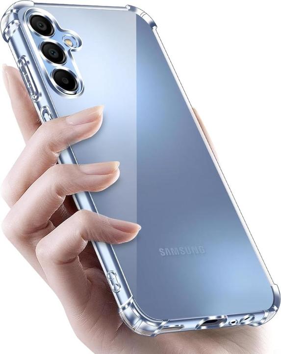 Actual product image Screenguard Samsung Galaxy A15 5G Case Crystal Soft Airbag Bumper (Samsung Galaxy A15 5G)
