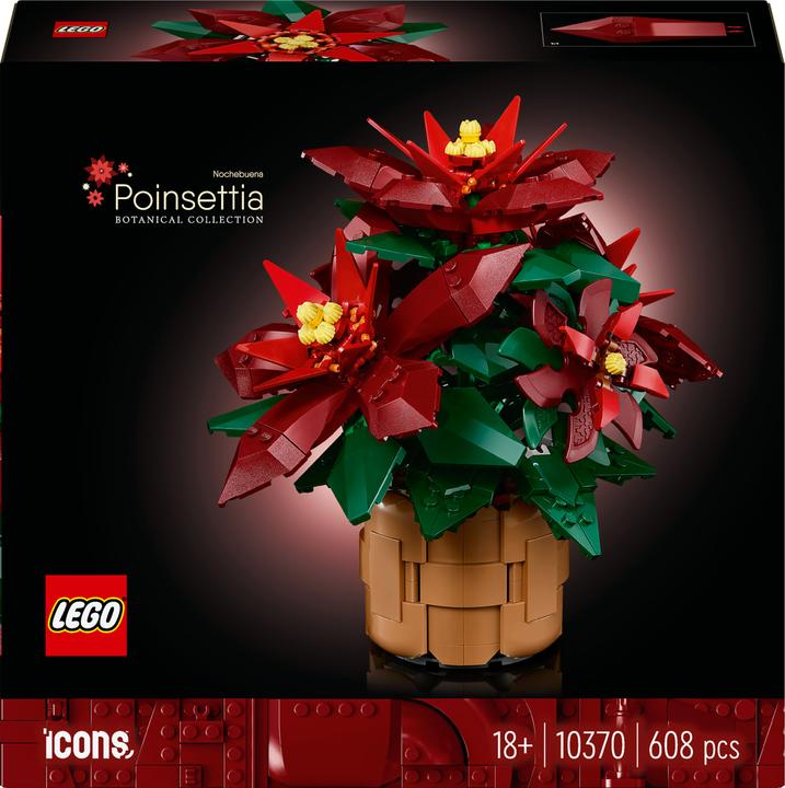 Actual product image LEGO Poinsettia (10370, LEGO Icons)