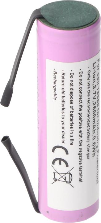 Produktbild AccuCell Akku Bosch Ciso mit Lötfahnen zum Selbsteinbau (3.7 V)