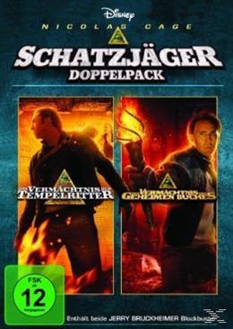 Produktbild Tempelritter 1+2 - Schatzjäger Doppelpack DVD-Box (DVD, 2011, Deutsch, Englisch)