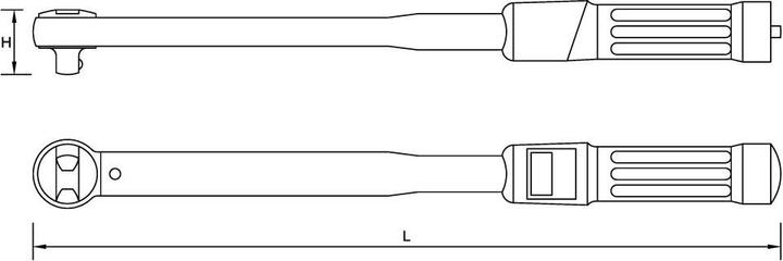 Produktbild Peddinghaus Drehmomentschluessel Initial 10| 100Nm | 1/2 Zoll (1/2", 10 Nm, 100 Nm)