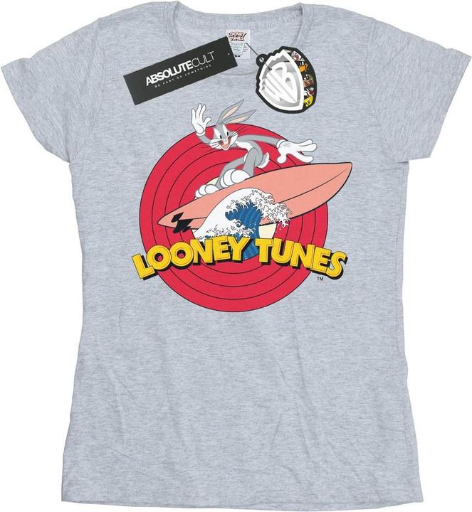 Image du produit Looney Tunes - T-shirt BUGS BUNNY SURFING - Femme (L)