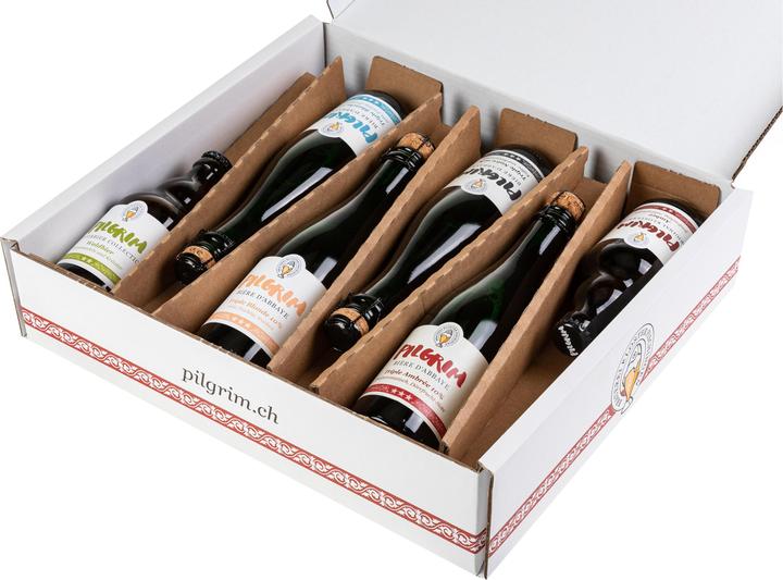Immagine prodotto Pilgrim Set regalo birra Monastero 4 x 0,375 l e 2 x 0,33 l (4 x 33 cl)