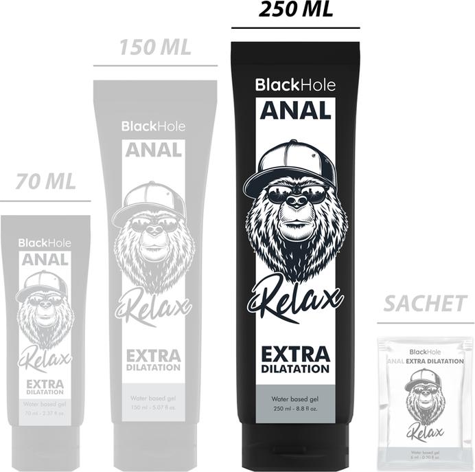 Image du produit Gel De Base Eau Trou Noir Dilatation Anale 250 ml (250 ml)