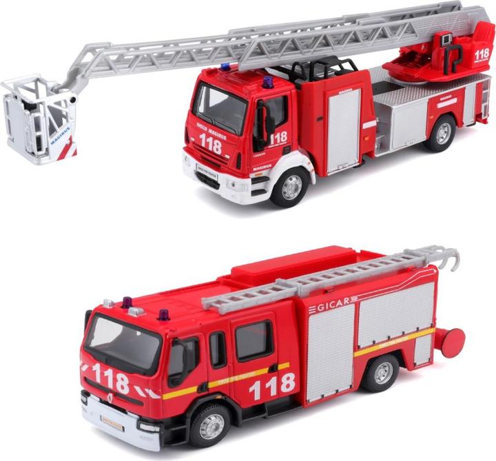 Image du produit Bburago Véhicules de pompiers assortis 1/50