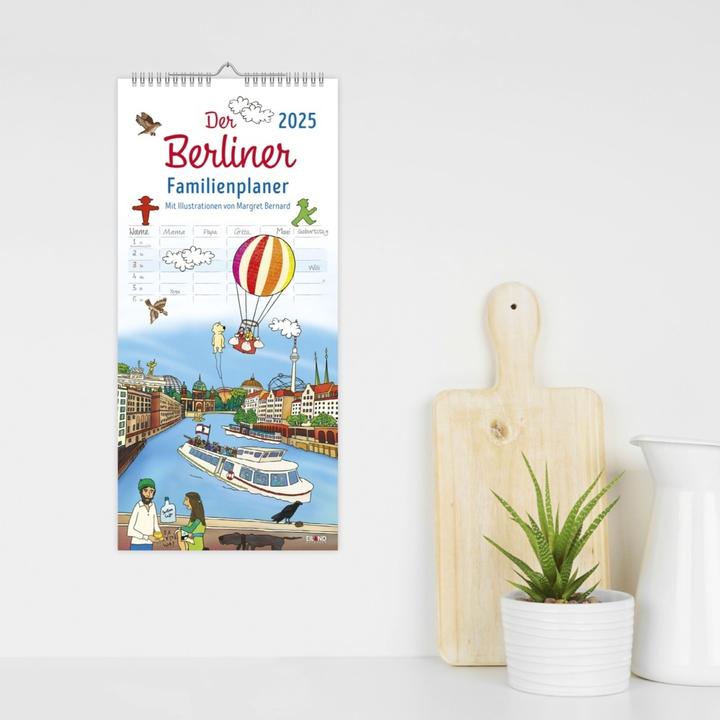 Image du produit Le planning familial berlinois 2025 - Margret Bernard (21 x 45 cm, Couverture rigide, Allemand)